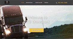 Desktop Screenshot of etstrans.com